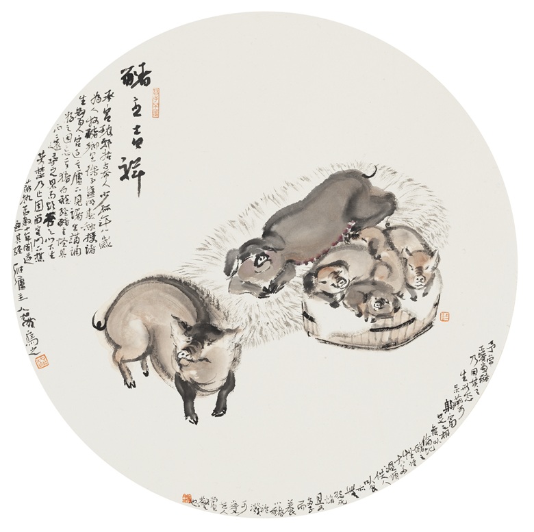 猪主吉祥  直径39cm.jpg