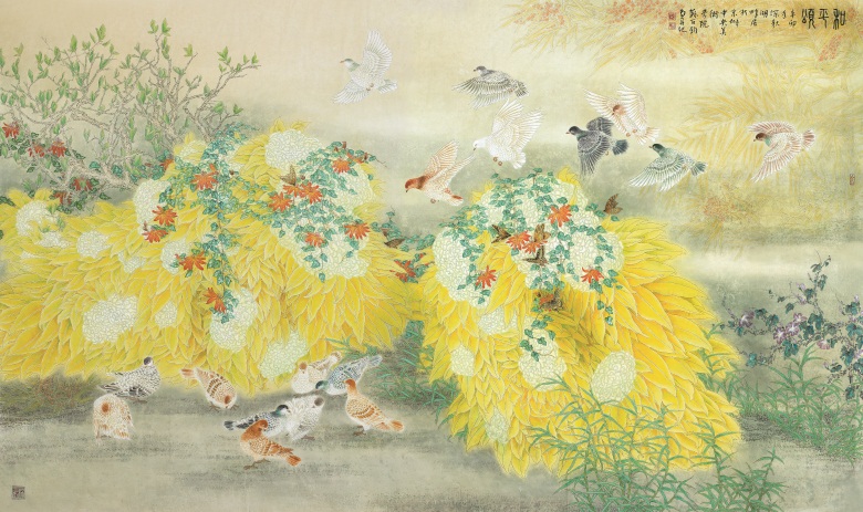 44、和平颂 (悬挂于人民大会堂常委会议室） 纸本2011年205x345cm.jpg
