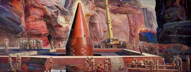 骆根兴 《东风第一枝——火箭军某导弹旅》  2017年   300cmx800cm.jpg