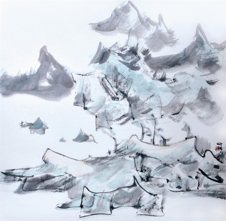 《楚水吴山》68x68cm.jpg