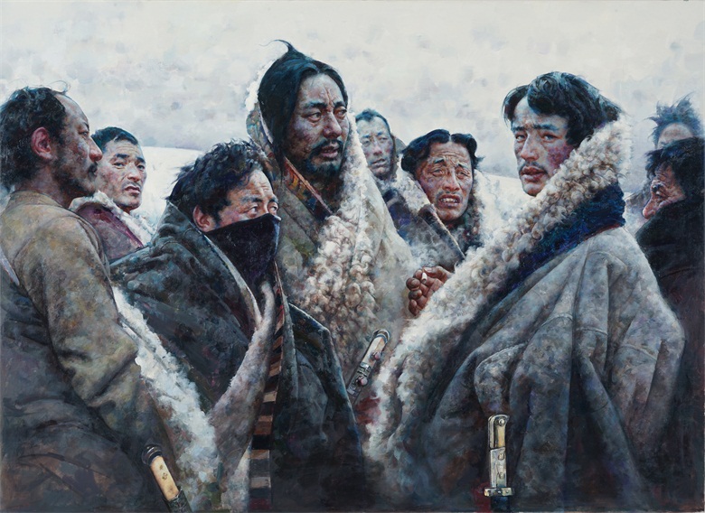 《刀客》  130x95cm  2016年  艾轩.jpg