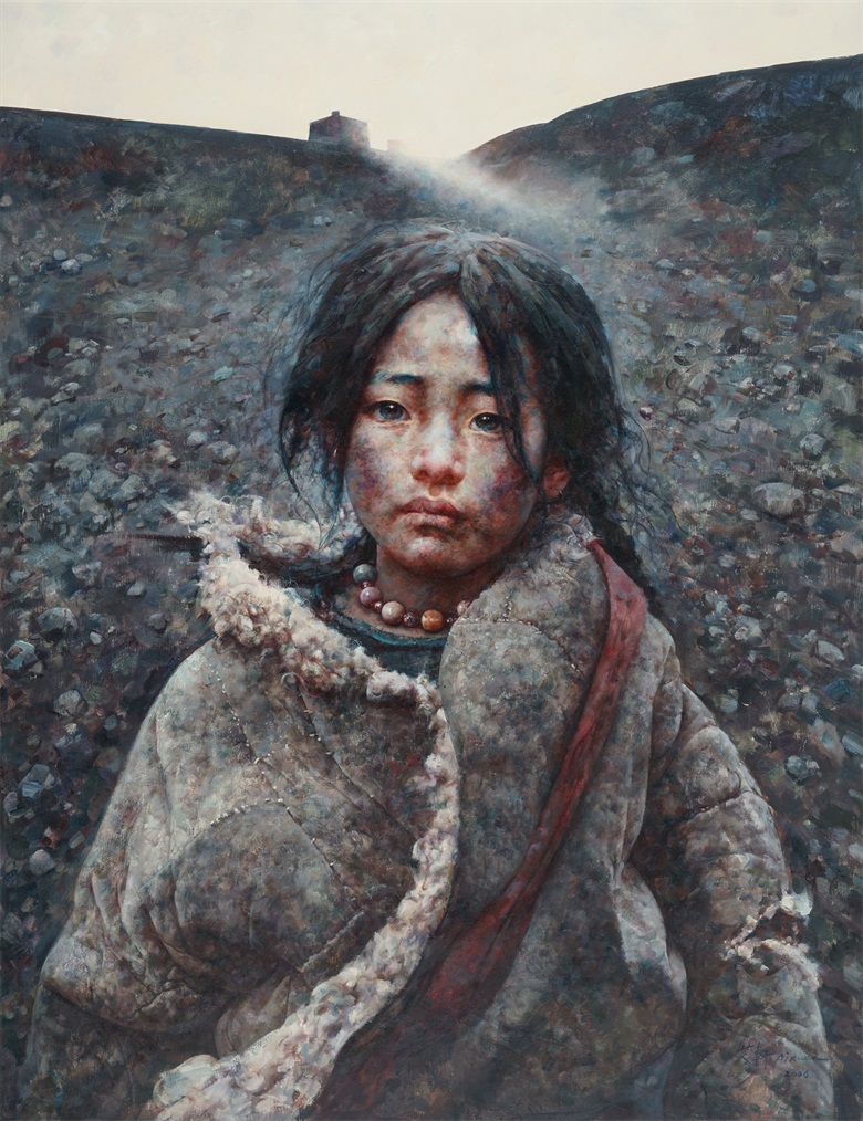 《陌生人》  130x110cm  2006年  艾轩.jpg