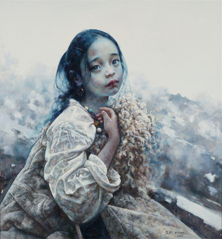《野山》  130x120cm  2015年  艾轩.jpg