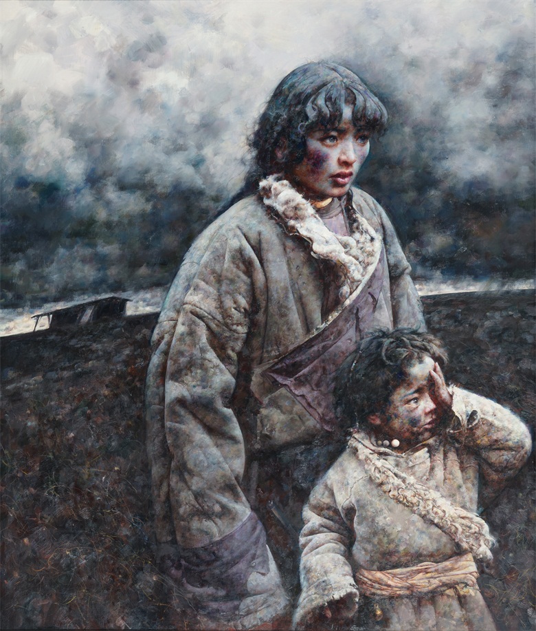 《远雷》  130x110cm  2017年  艾轩.jpg