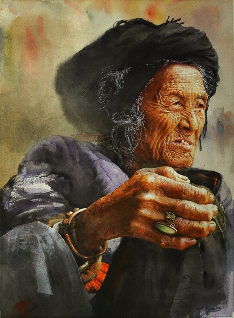 《翡翠戒指》75X56cm2018年12月.JPG