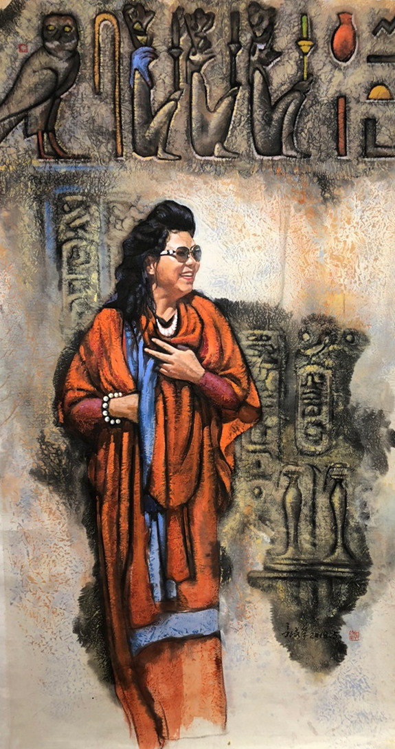 《埃及印象》140x75cm.jpg