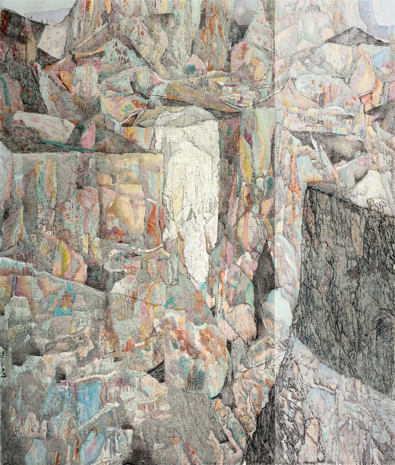 《绚》 入选 壮美内蒙古第十届中国西部大地情中国画油画作品展.jpg
