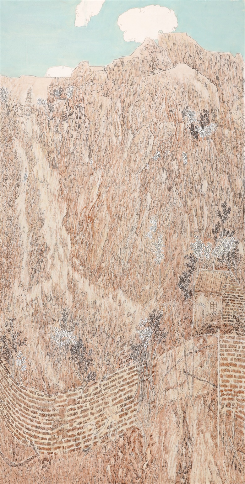 《岁月悠悠》 180×90cm 2017年.JPG