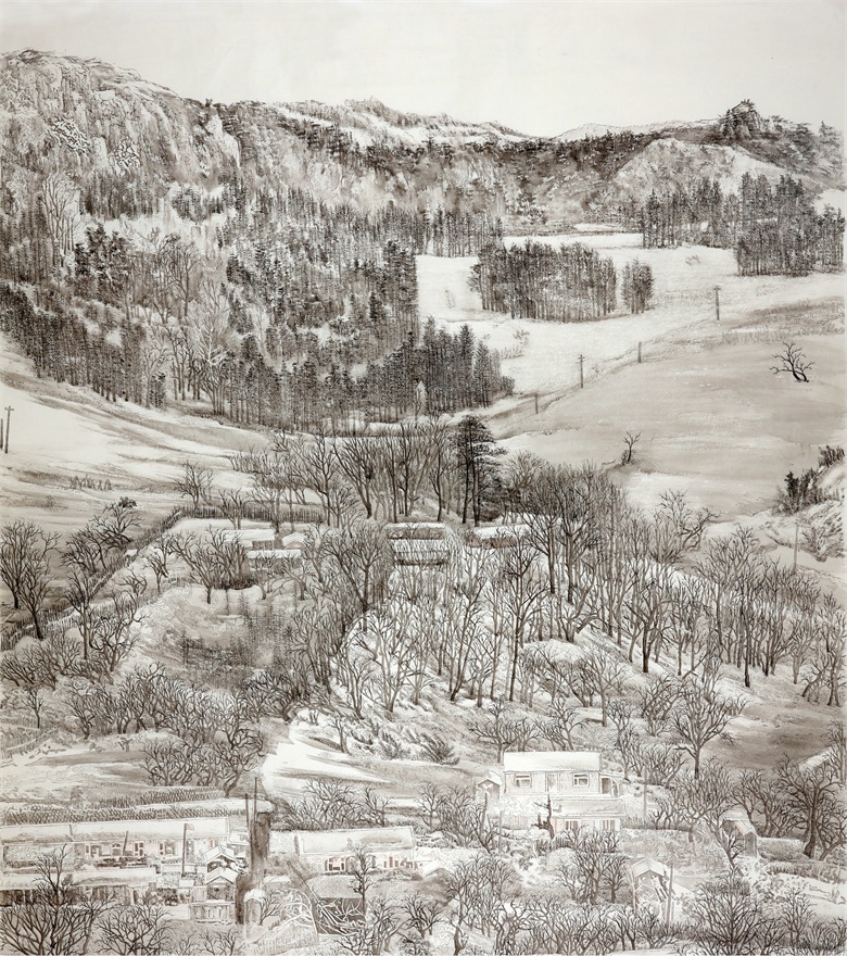 《雪乡墨韵》 入选 泾上丹青全国中国画作品展.jpg