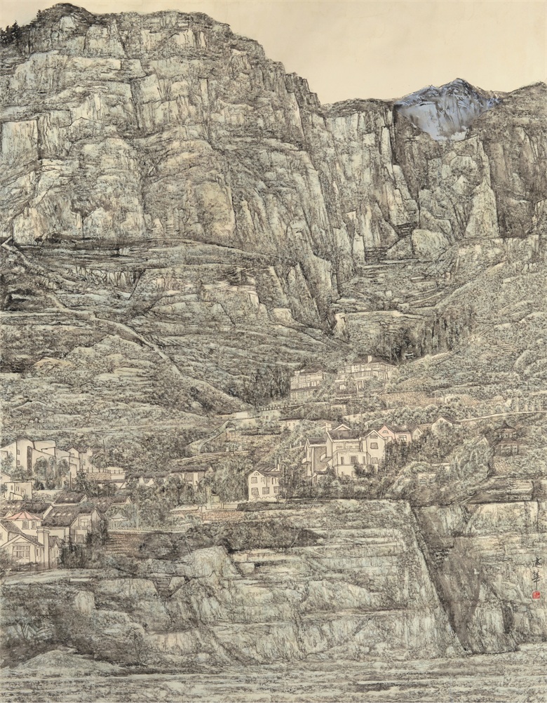 1《春到太行》 入选 重温经典第三届娄东太仓全国山水画作品双年展.jpg