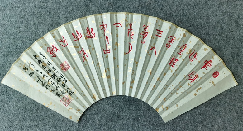 11.自作诗《月下闻笛》用甲骨文书 90x35cm.jpg