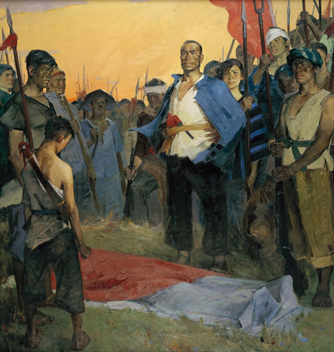 《英勇不屈》1961年_233x217cm 布面油画 中国国家博物馆藏.jpg