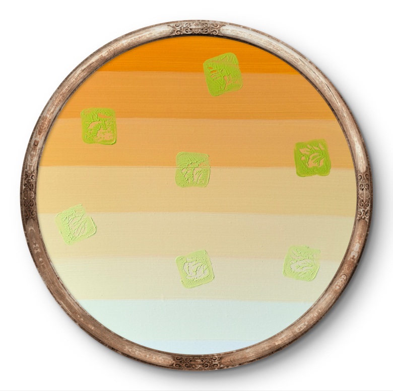 《海滩系列No.5》 50 x 50cm  布面油画  2025.jpg