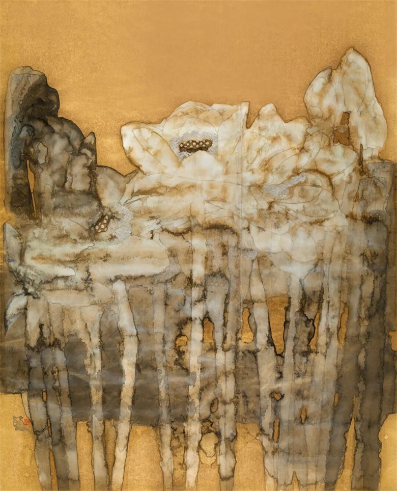 《梦·澳门·1999》&nbsp; 211cmx171cm 纸本设色&nbsp; 2019年.jpg