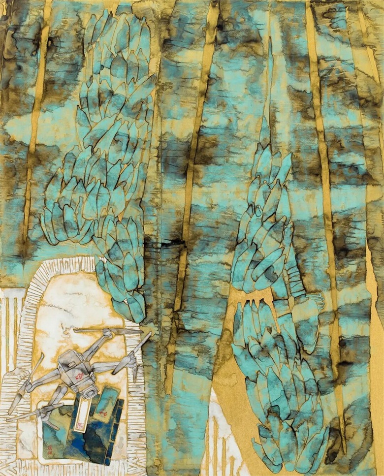 《住有绿居·深圳·2020》&nbsp;211cmx171cm 纸本设色&nbsp; 2020年 .jpg