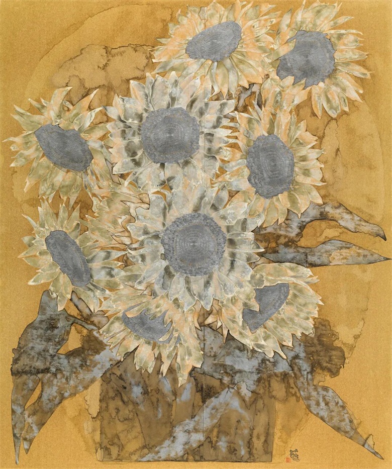 《蓬勃》240cmx200cm&nbsp; 纸本设色&nbsp; 2014年.jpg
