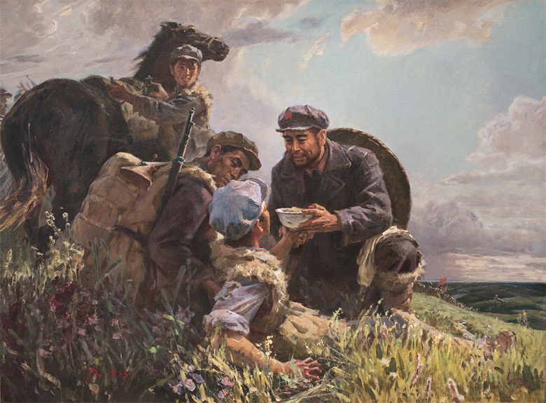 难忘的征途 布面油画 140cm×120cm 1978年.jpg