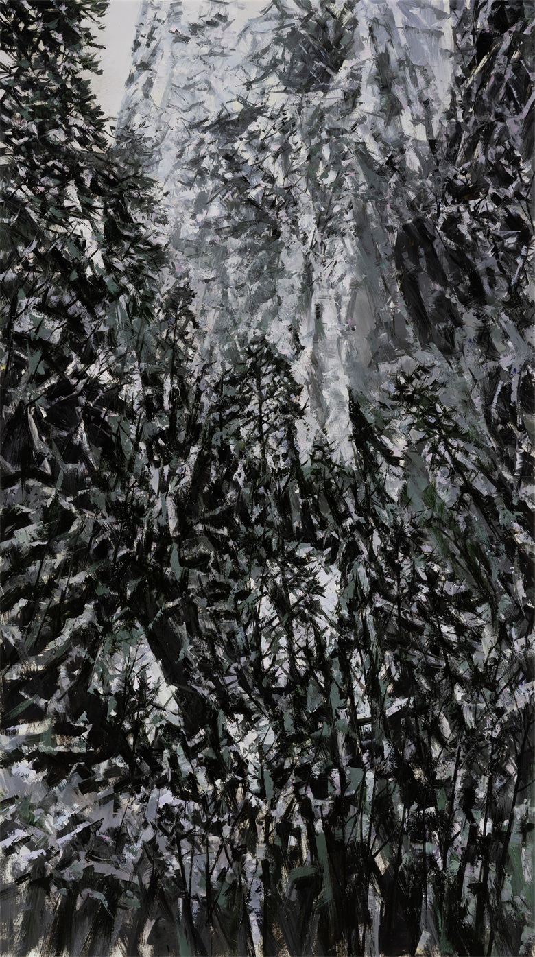 26. 《壁山》  布面油画   198cmx112cm   2023年 .jpg