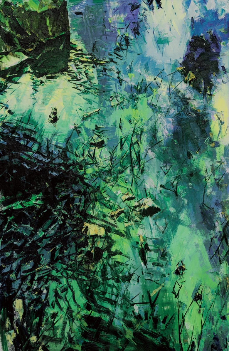 30. 《湘湖未荷（一）》 布面油画   138cmx90cm   2023年.jpeg
