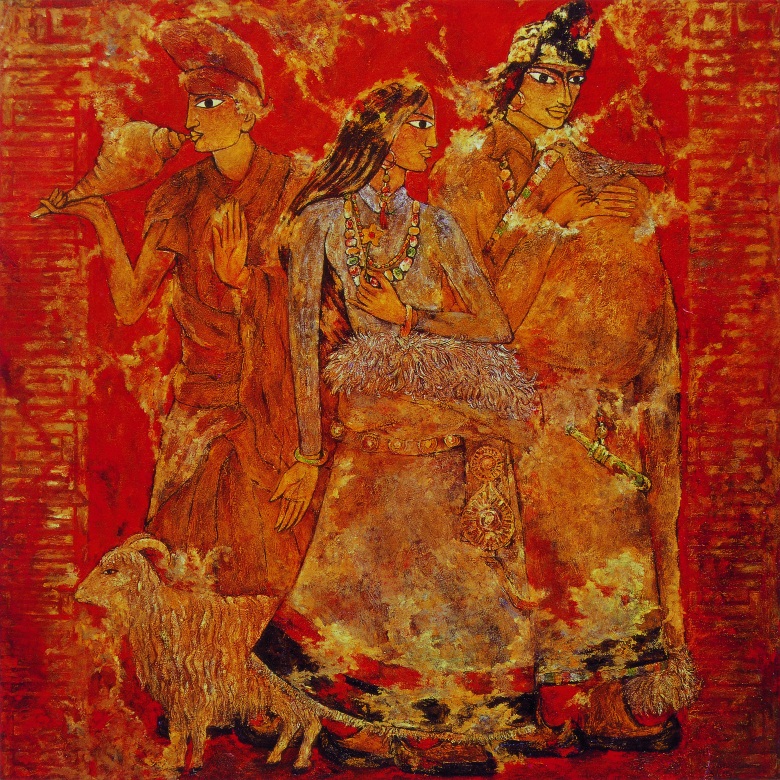1989年9月油画《天长地久》获中华人民共和国文化部、中国美术家协会《中国第七届全国美术作品展览》铜奖，并为中国美术馆收藏。1990年9月-1991年6月作品参加中华人民共和国《中国当代艺术展》，赴日本东京、福冈、静冈等城市巡回展出150x150。.jpg