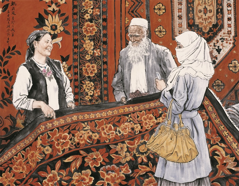 挑花毯 182x145 2011.jpg