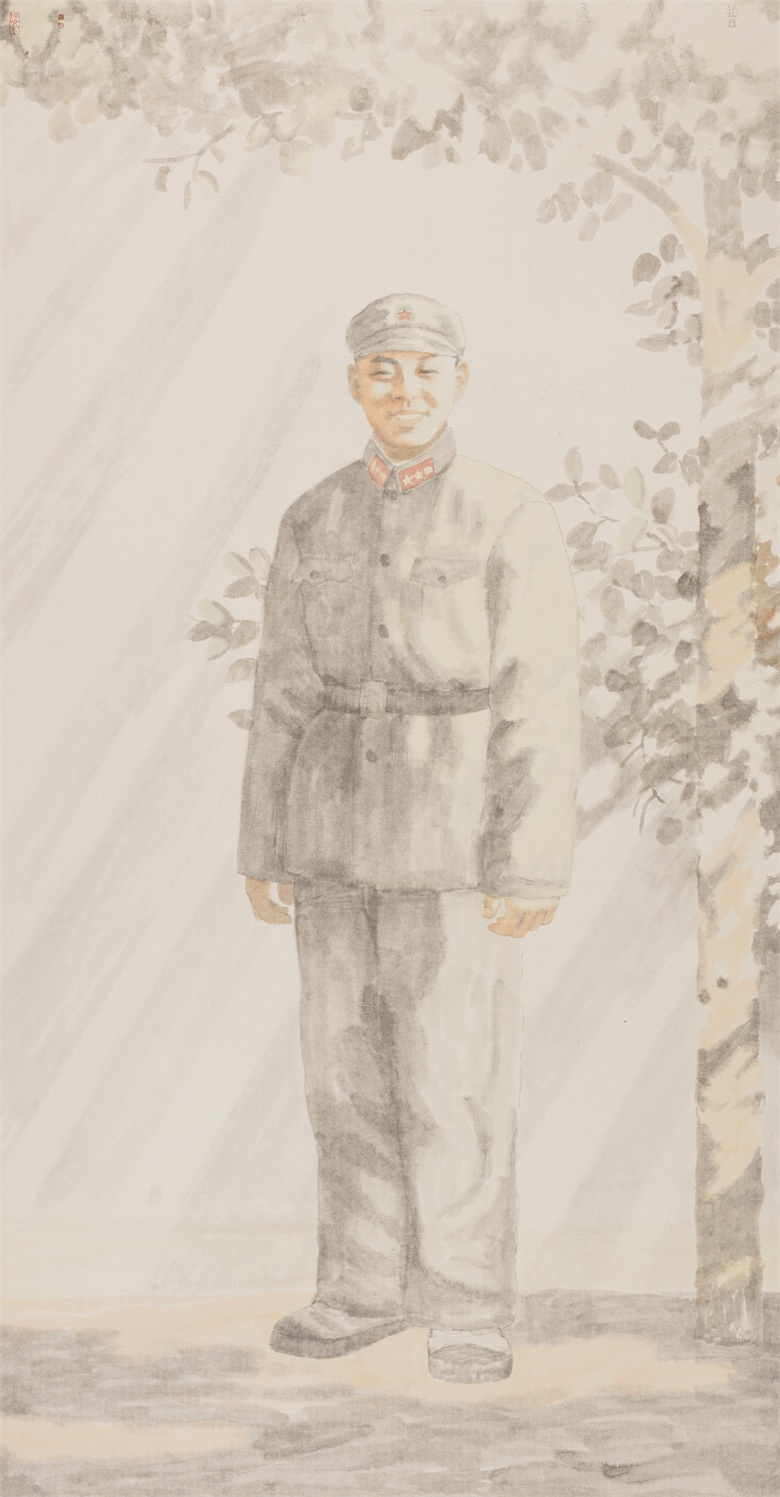 010-《西藏阳光》-画心尺寸208.6X123.6cm-创作年代2001年.jpg