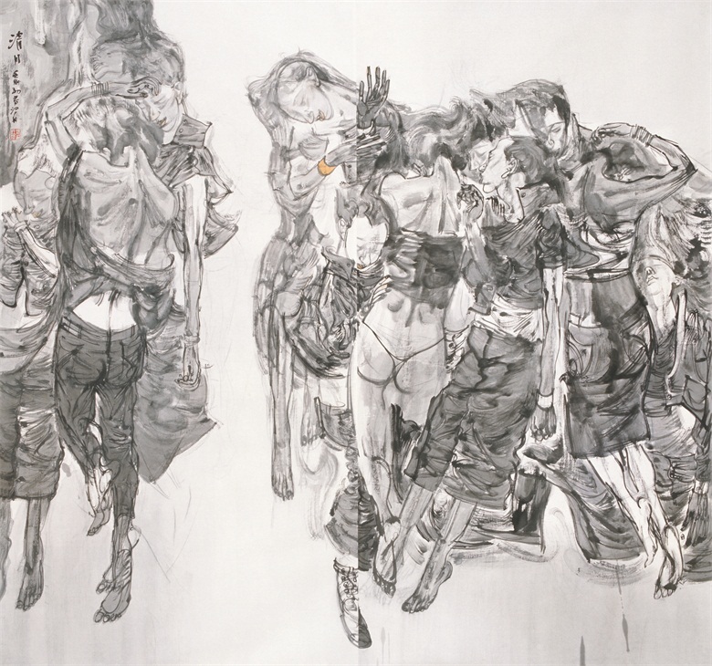 2012年：《清月》200cmx200cm.jpg